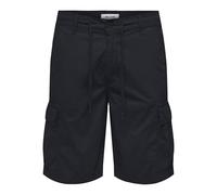 ONLY & SONS Onsloc Short Cargo 0157, Bleu Marine, M Homme