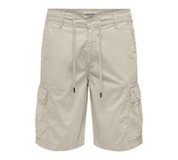 ONLY & SONS Onsloc Short Cargo 0157, Gris, M Homme