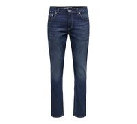 ONLY & SONS Onsloom Slim Box PIM DNM Mu Otl, Bleu foncé Denim, 29W / 32L Hommes