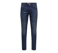 ONLY & SONS Onsloom Slim Box PIM DNM Mu Otl, Bleu foncé Denim, 32W / 32L