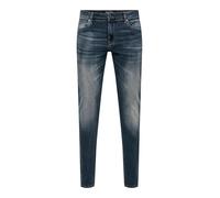 ONLY & SONS ONSLOOM Slim Jax Ebony 0366 Dot DNM, Denim Bleu foncé - Détails : teinté, 33W x 32L