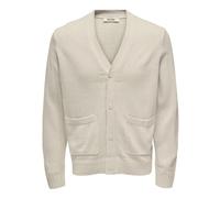 Only & Sons Pull-over ONSMAJOR RLX Homme beige doublure argentée Taille L