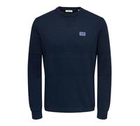 ONLY & SONS Onsmalik Reg 12 Pinaple Crew Knit, Blazer Bleu Marine., XXL