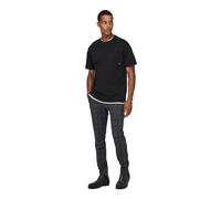 ONLY & SONS Onsmark Check Pants Hy Gw 9887 Noos Pantalon, Noir, 32W / 32L Hommes