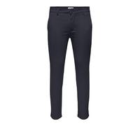 ONLY & SONS Onsmark Pete Life SLM Chin 0013 PNT Noos Pantalon Chino, Bleu Marine, 30W x 32L Homme