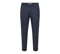 ONLY & SONS Onsmark Slim Brushed Pique 0353 Pantalon, Bleu Nuit, 31W / 30L