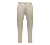 Only & Sons Onsmark Tap 0011 Pantalon en Coton et Lin Homme