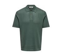Only & Sons Onsmoon Reg 12 SS Polo Knit Noos, Vert colvert, S Hommes