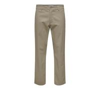 ONLY & SONS Straight Pant Onsnicky 0241 Pantalon Droit, Chincilla, 33W / 30L Hommes