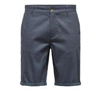 ONLY & SONS Onspeter Dobby 0058 Short Noos Chino, Mer de Montagne, XL Homme