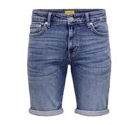 ONLY & SONS Onsply Dbd 8773 Short Tai DNM Noos, Bleu foncé Denim, M Homme