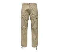 ONLY & SONS Onsray Life 0020 Ribstop Cargo Noos Pantalon, Chincilla, 33W / 34L Homme