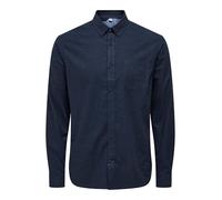 ONLY & SONS Onsroad Life Reg Melange LS Chemise à Manches Longues pour Homme, Blazer Bleu Marine., XL