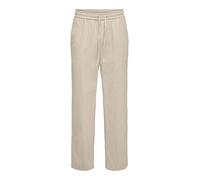 Only & Sons Pantalon ONSSINUS LOOSE 0007 COT LIN NOOS – Coupe ample, coton-lin – XL Gris