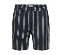 ONLY & SONS Onstrev Life Reg Struc Stripe Short, Bleu Marine, XL