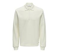 ONLY & SONS Onstrevor Reg LS Polo Noos, Bronze, M Homme