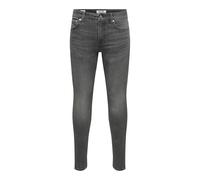 ONLY & SONS Onswarp Skinny Box PIM DNM Otl, Medium Grey Denim, 30W / 32L Hommes
