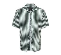 Only & Sons Onswayne Life SS Chemise en Viscose, Vert foncé, L Homme
