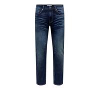 Only & Sons ONSWEFT Taille Moyenne Regular Fit Jeans | Regular Fit, Basic, Température maximale 40°C programme très doux