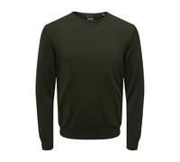 ONLY & SONS Onswyler Life Ls Crew Knit Noos Pull en Tricot, Colophane, L Homme