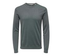 ONLY & SONS Onswyler Life Reg 14 Ls Crew Knit Noos, Baume Green, XS Homme
