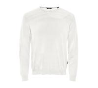 ONLY & SONS Onswyler Life Reg 14 Ls Crew Knit Noos Pull en Tricot, Star White, L Homme