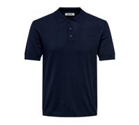 Only & Sons - Onswyler Life REG 14 SS Polo Knit Noos - Homme - Tops - Bleu - Taille: S