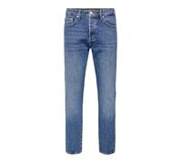 Only & Sons ONSYOKE Taille Moyenne Cropped Fit Jeans | Cropped Fit, Casual, Température maximale 30°C programme normal