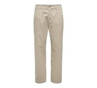 ONLY & SONS Pant Onsfade Nicky Loose Chino 0241 Pantalon, Chincilla, 33W / 32L Hommes