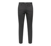 Only & Sons Pant Onsmark Slim Check 020960 Noos Pantalon, Chocolat, 27W / 32L Hommes