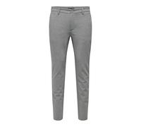 ONLY & SONS Pant Onsthor Pantalon Slim Otl, Mélange de Gris Moyen, 33W / 32L Hommes