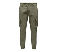 Only & Sons Pantalon cargo 'ONSCam Stage' kaki, Taille 31