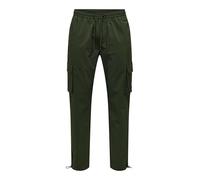 Only & Sons Pantalon cargo vert foncé, Taille 33