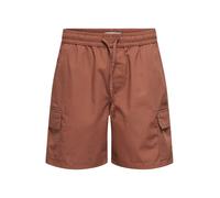 Only & Sons Pantalon cargo 'ONSKAL' marron châtaigne, Taille 31-32