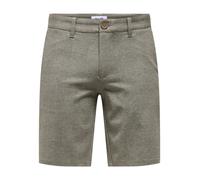 Only & Sons Pantalon chino 'Mark' gris / gris chiné, Taille 28-29