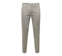 Only & Sons Pantalon chino 'ONSMark' pierre / blanc cassé, Taille 27