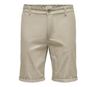 Only & Sons Pantalon chino 'Peter Dobby' taupe, Taille 35-36