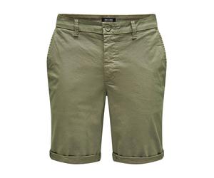 Only & Sons Pantalon chino 'Peter' kaki, Taille 38