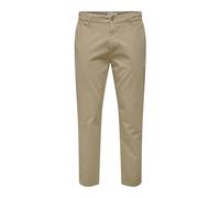 Only & Sons - Pantalon Coupe Regular Décontracté - Homme - Pantalons - Beige - Taille: W31 L32