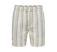 Only & Sons Pantalon 'ONSTrev' sable / vert foncé / blanc, Taille 34