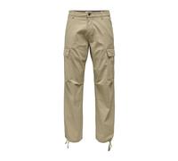 Vêtements Only & Sons ONSRAY LIFE 0020 RIBSTOP CARGO PANT NOOS pour Homme 31 X 32 Beige