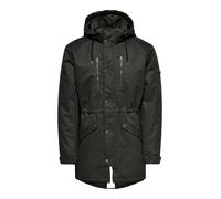 Only & Sons Parka d’hiver 'Klaus' vert foncé, Taille M