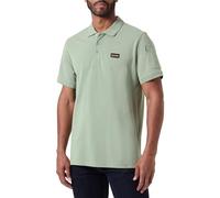 Only & Sons Polo à Manches Courtes col boutonné pour Hommes - Chemise décontractée en Coton, Couleurs:Vert-3, Size:L
