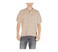 Only & Sons - Polo Beige à Col en V pour Homme - Homme - Tops - Beige - Taille: L