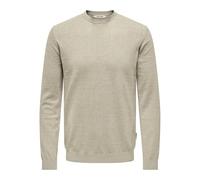 Only & Sons Pull en Maille ONSLOUI Pull-Overs Oatmeal M Oatmeal M