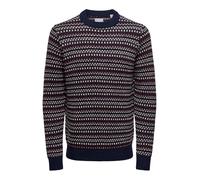 Only & Sons Pull en Maille ONSMUSA Pull-Overs Navy Blazer L Navy Blazer L