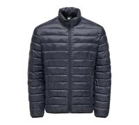 ONLY & SONS Quilted Jacket Onsgavin Life Light Veste matelassée OTW, Gris/Bleu Marine, S Hommes