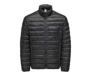ONLY & SONS Quilted Jacket Onsgavin Life Light Veste matelassée OTW, Noir, M Hommes