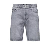 Only & Sons Short en Denim ONSEDGE Taille Moyenne Straight Fit Shorts | Straight Fit, Casual, Température maximale 40°C programme normal
