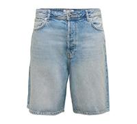 Only & Sons Short en Denim ONSFADE Taille Moyenne Loose Fit Shorts | Loose Fit, Court, Casual, Température maximale 40°C programme doux